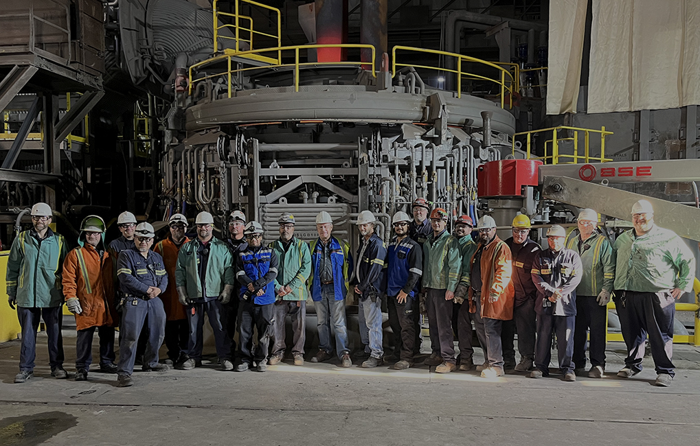 The project team consisting of NLMK Indiana and Primetals Technologies members. 